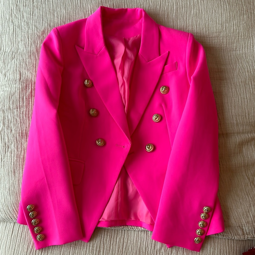 Pink blazer